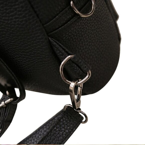 Vegan Leather Mini Mickey Violet & White Bow - Picture 6 of 8